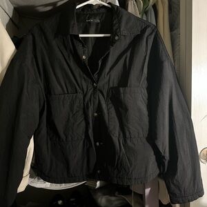 black nylon jacket